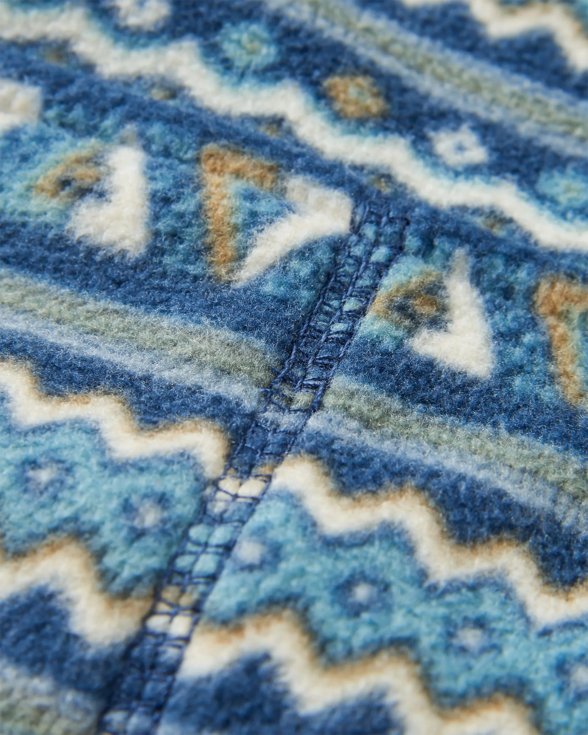 Sorrel Polar Fleece - Geo Stripe Dark Denim - Image 7