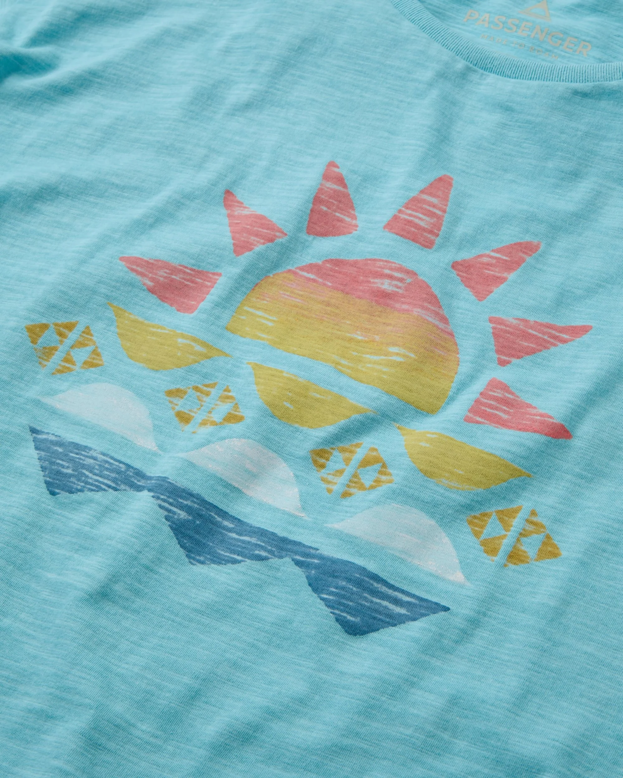 Sunray T-Shirt - Retro Blue - Image 2
