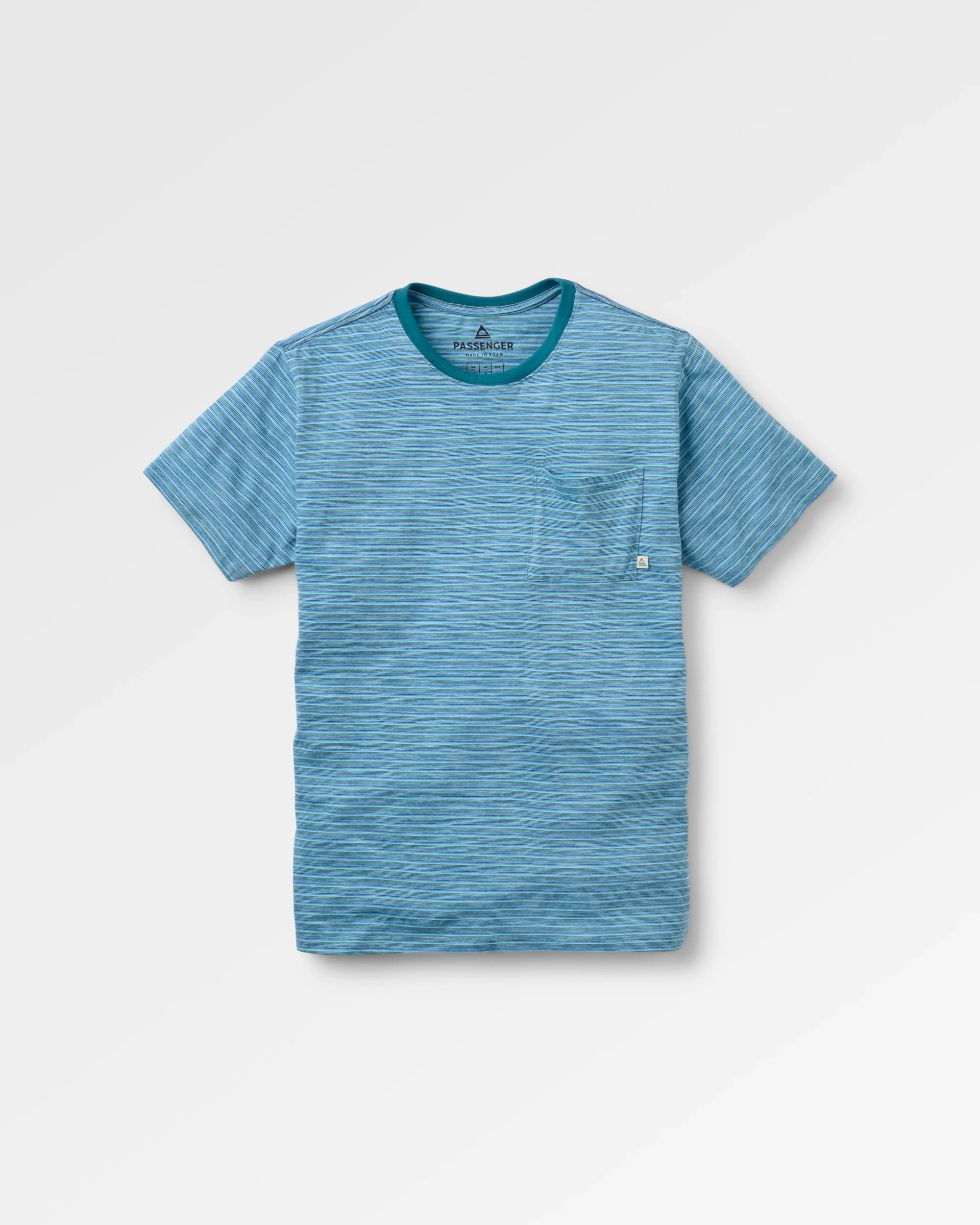 Sunscape Stripe Pocket T-Shirt - Mediterranean