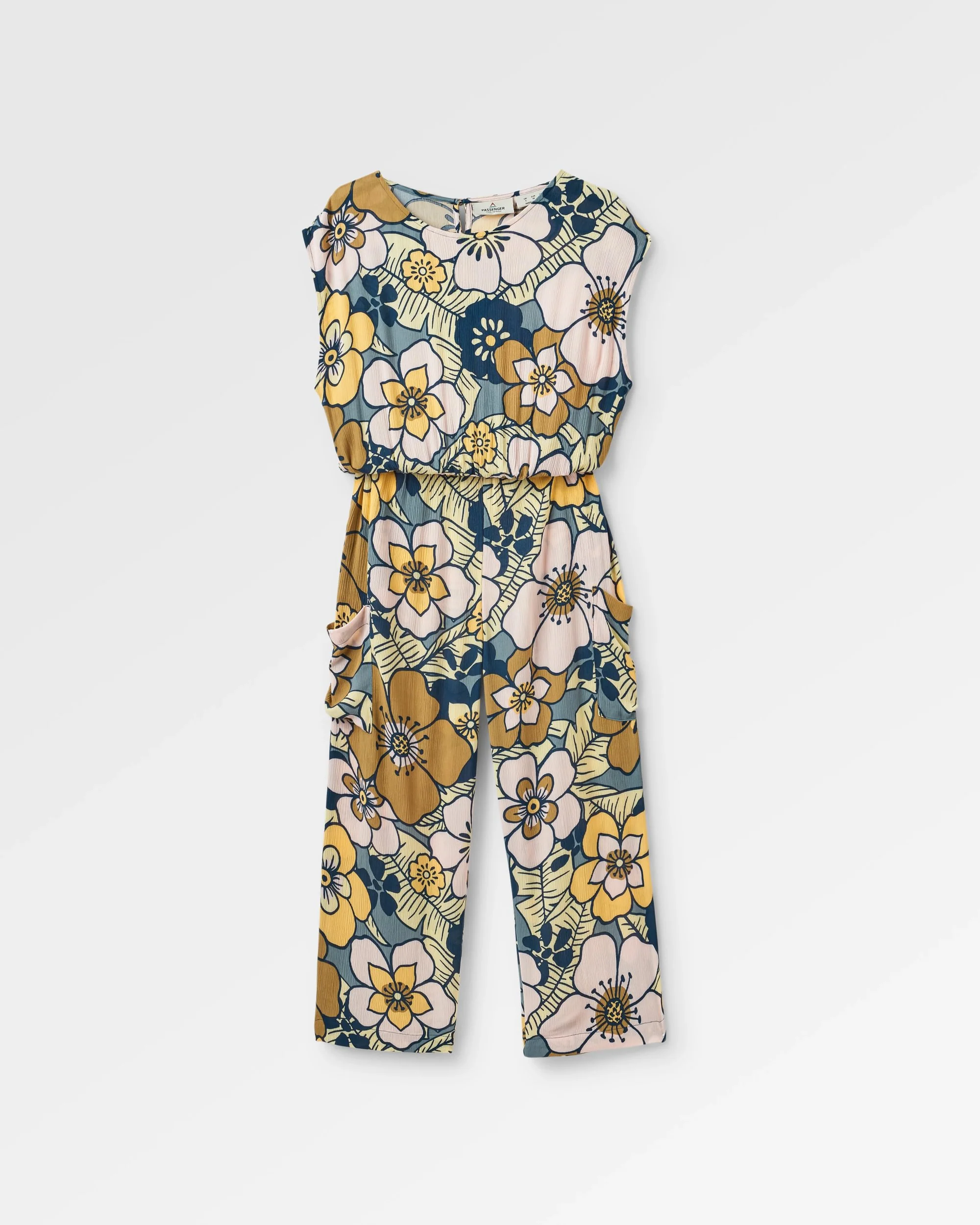 Thimbleberry Jumpsuit - Vintage Floral Sunlight - Image 2