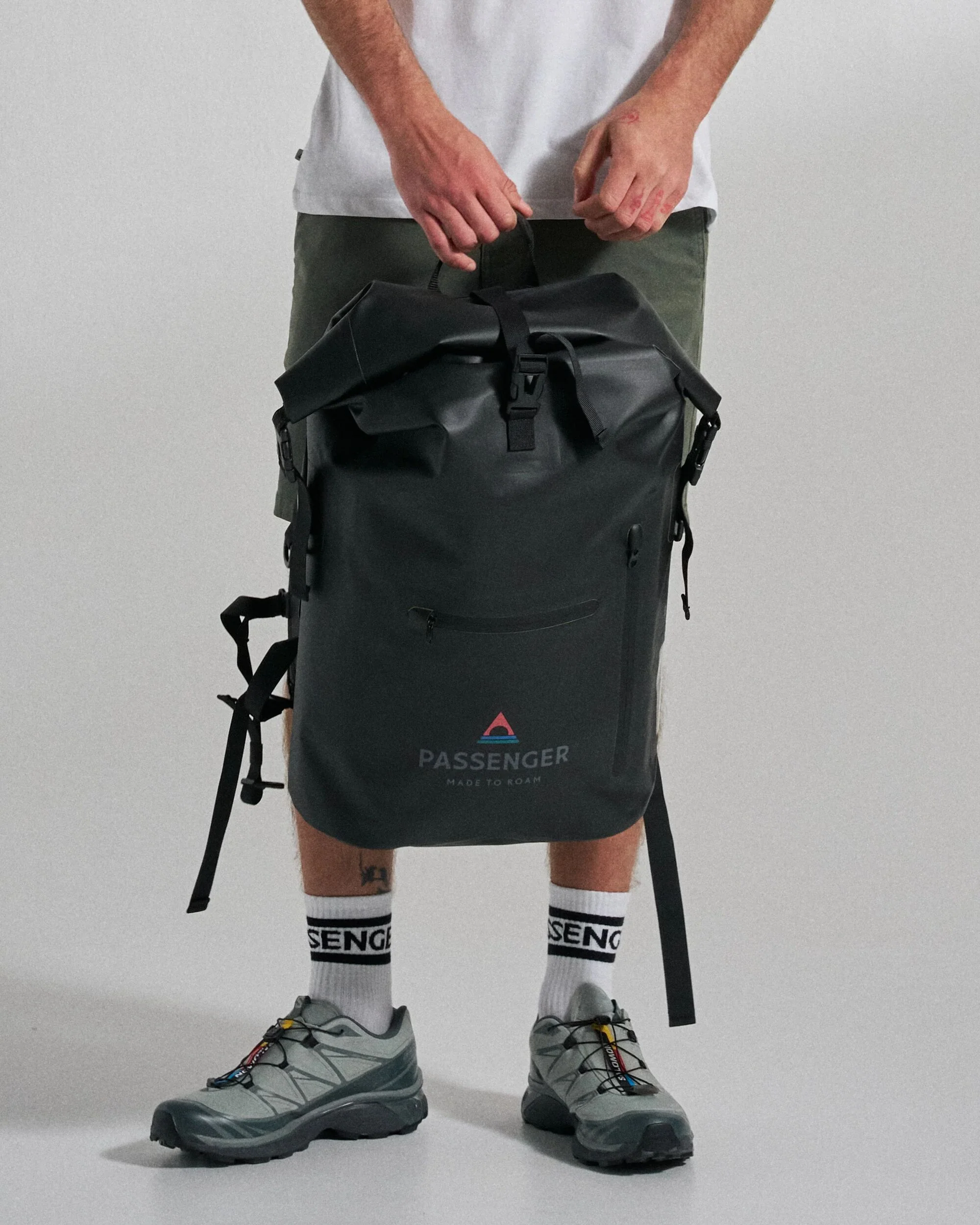 Tide 25L Dry Bag Backpack - Black - Image 3