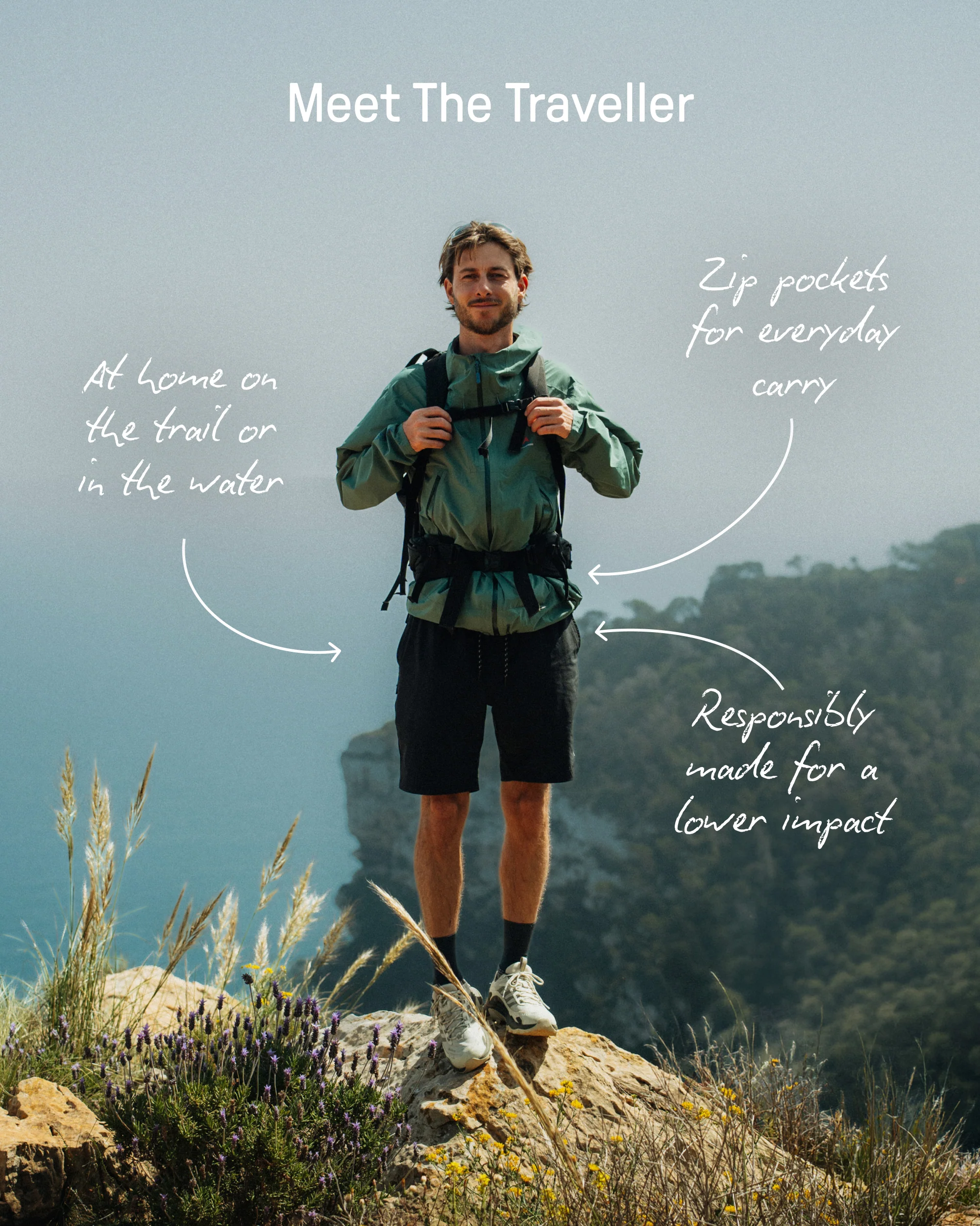 Traveller All Purpose Short - Black - Image 3