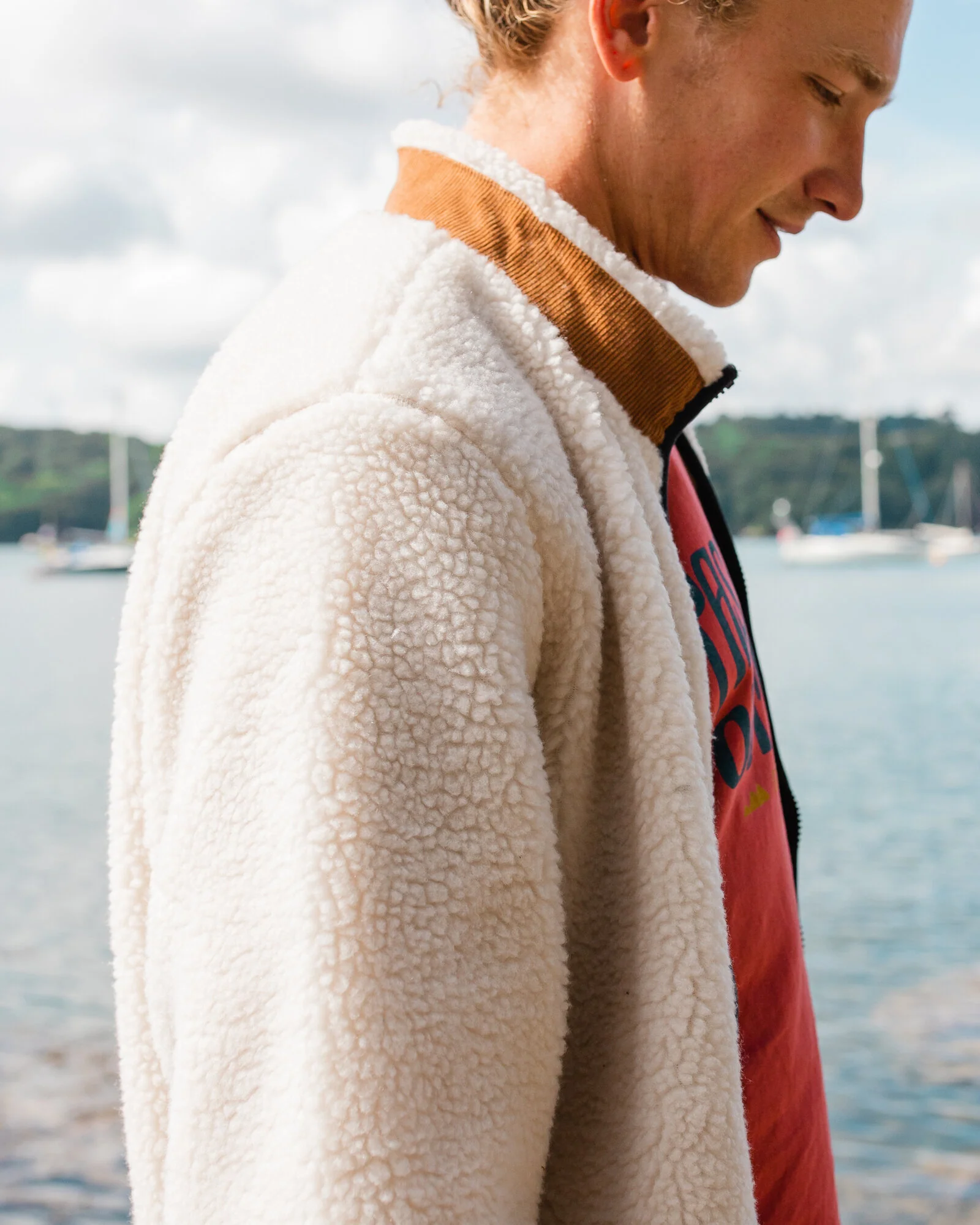 Trekker Deep-Pile Sherpa Fleece - Warm Ivory - Image 4