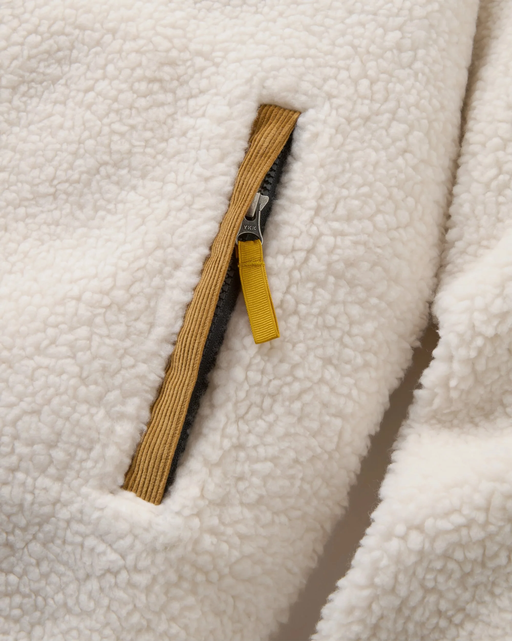 Trekker Deep-Pile Sherpa Fleece - Warm Ivory - Image 10