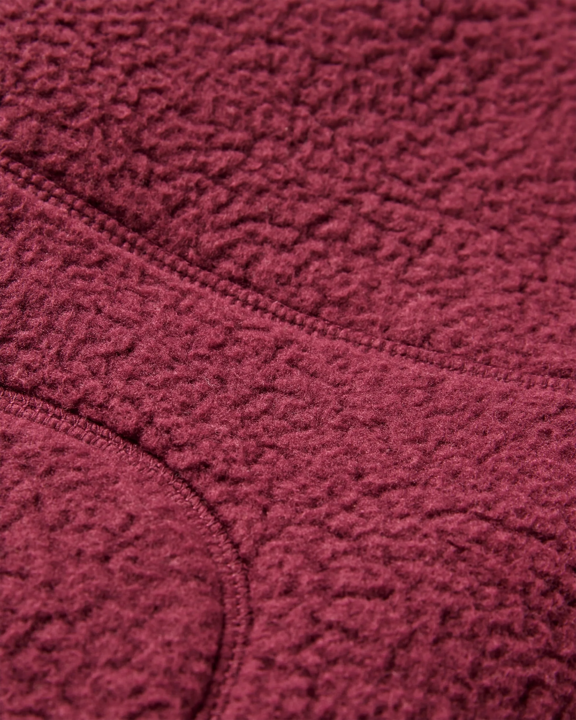 Ventura 1/2 Zip Sherpa Fleece - Fig - Image 5