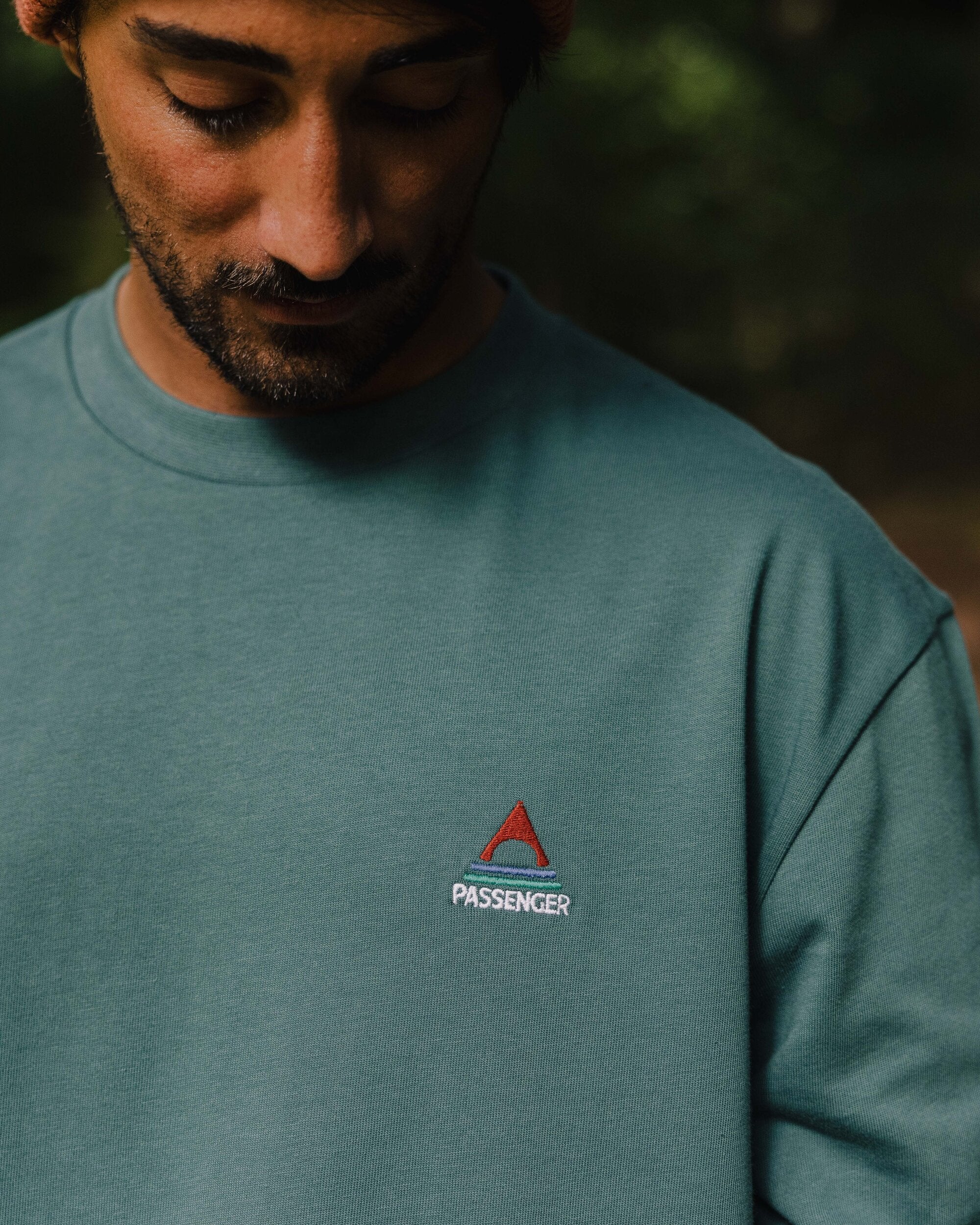 Vita Organic Cotton Relaxed Fit LS T-Shirt - Deep Ocean - Image 3