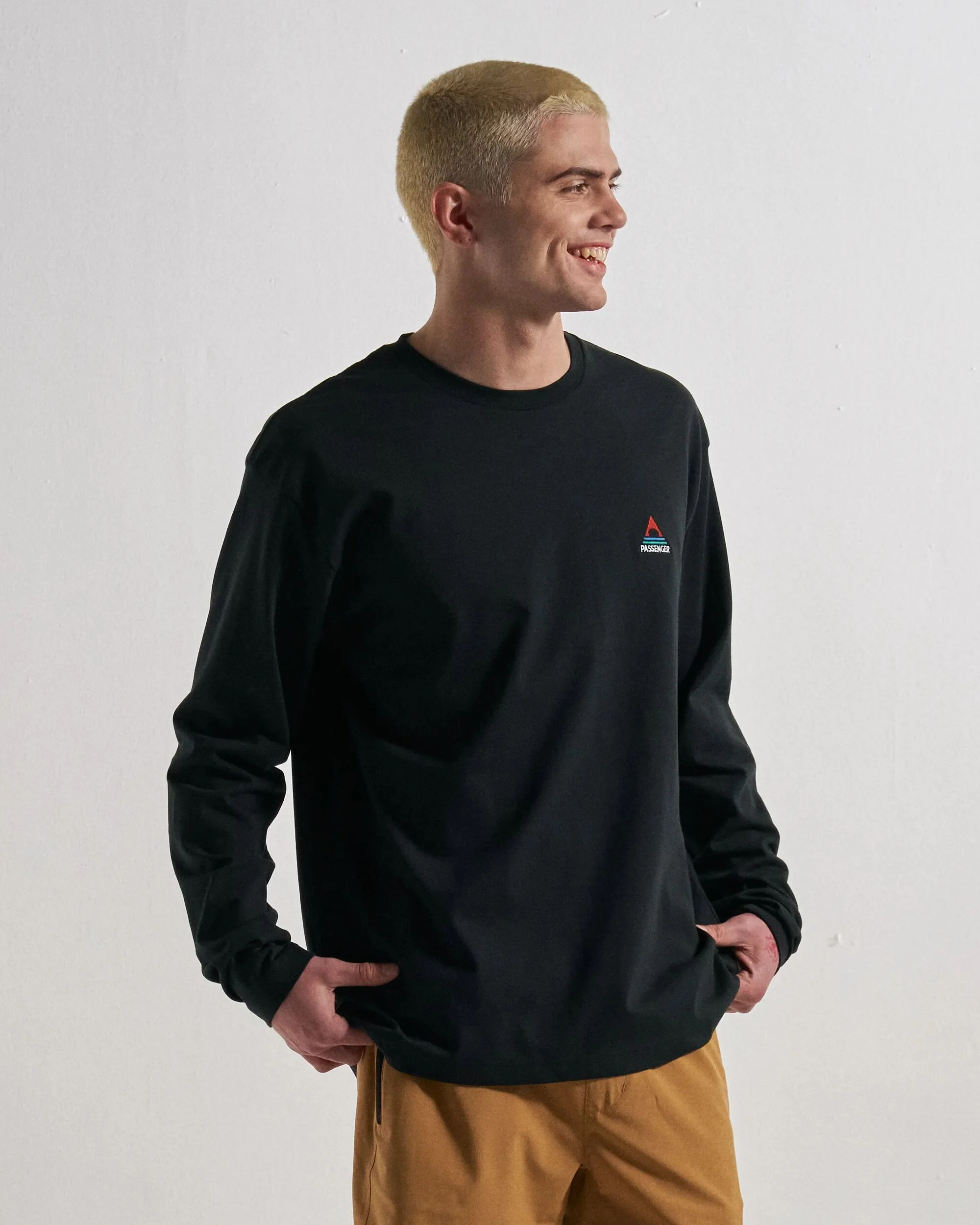 Vita Organic Cotton Relaxed Fit LS T-Shirt - Black - Image 6