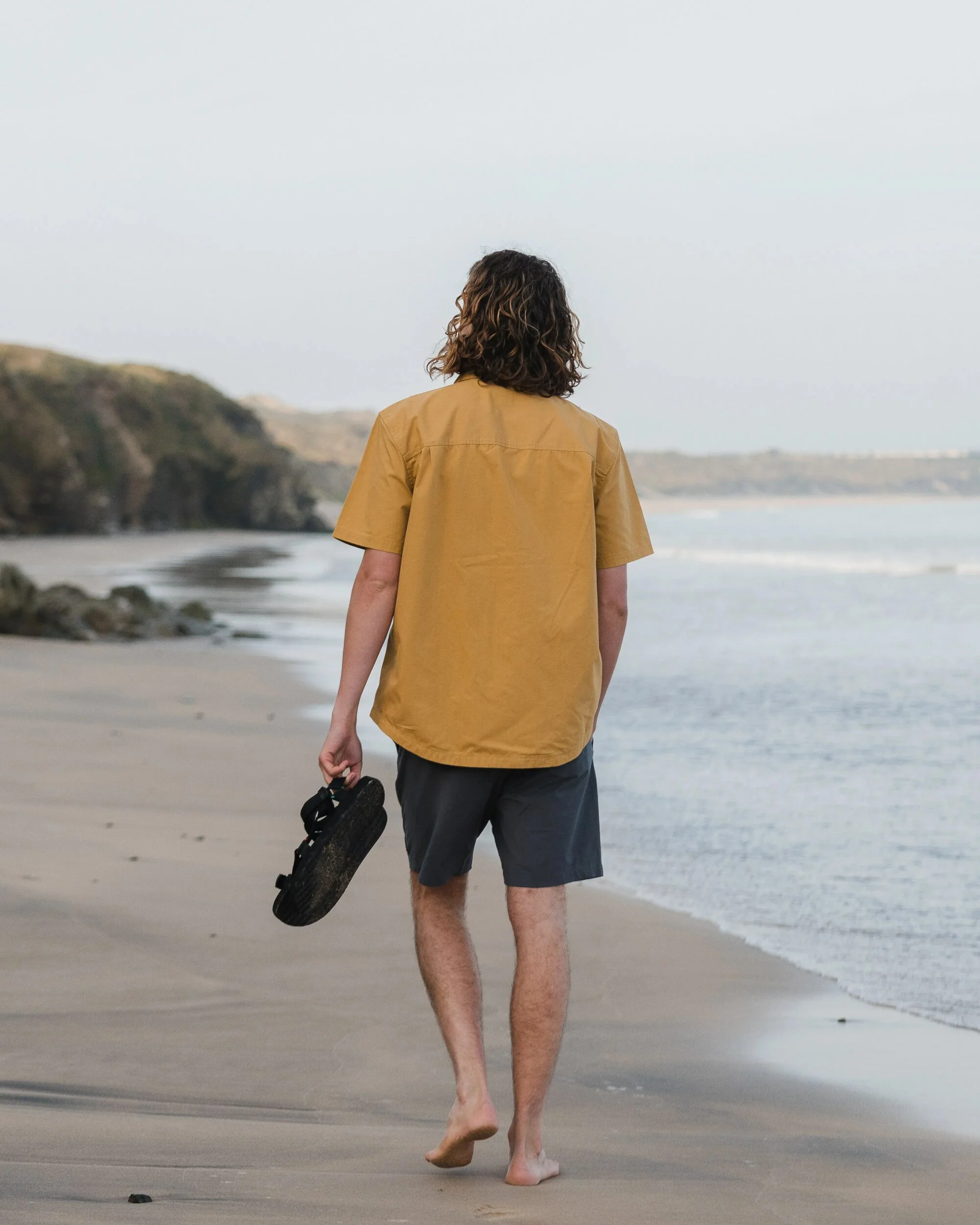 Way Ripstop Short Sleeve Shirt - Mustard Gold - Image 3