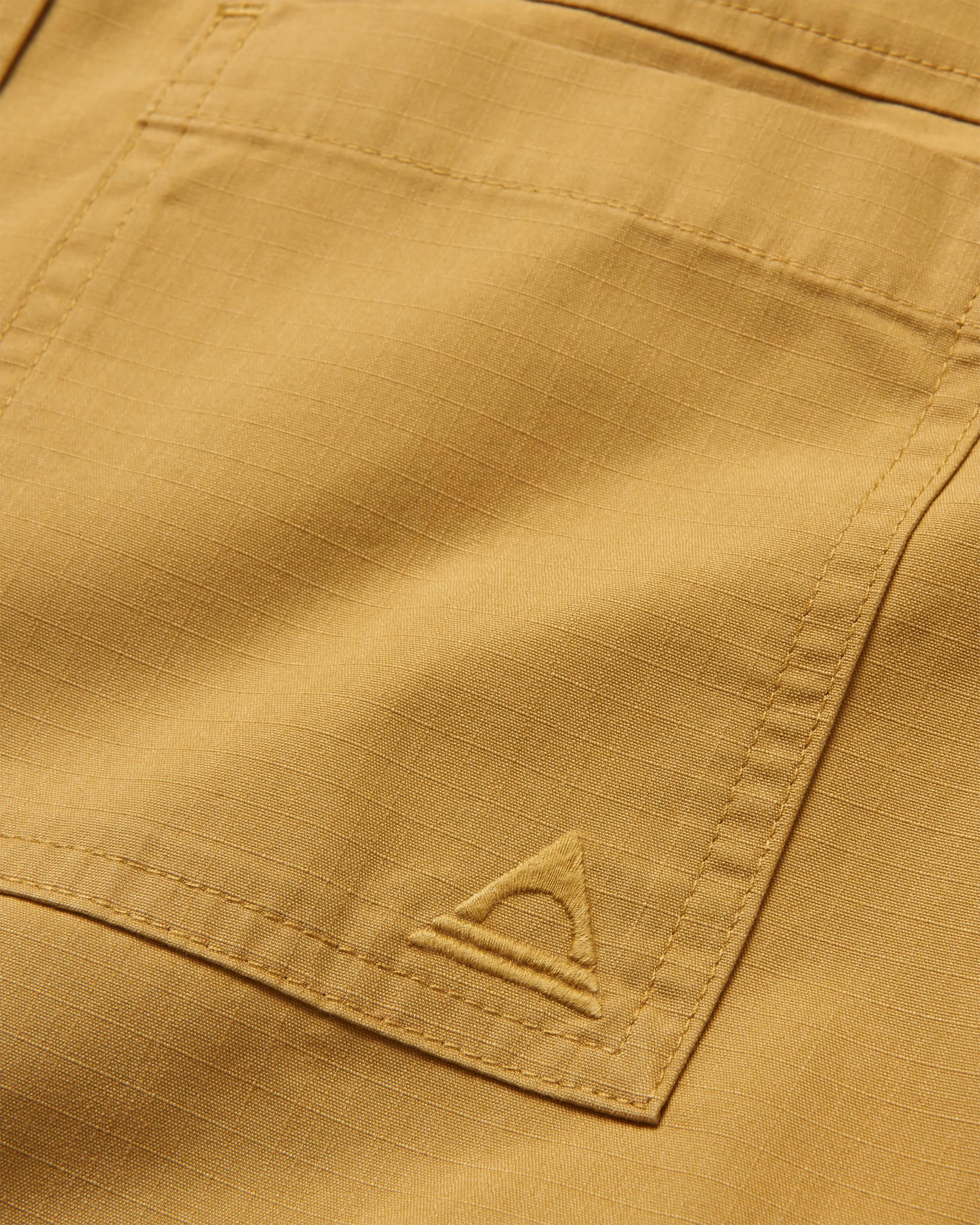 Way Ripstop Short Sleeve Shirt - Mustard Gold - Image 7