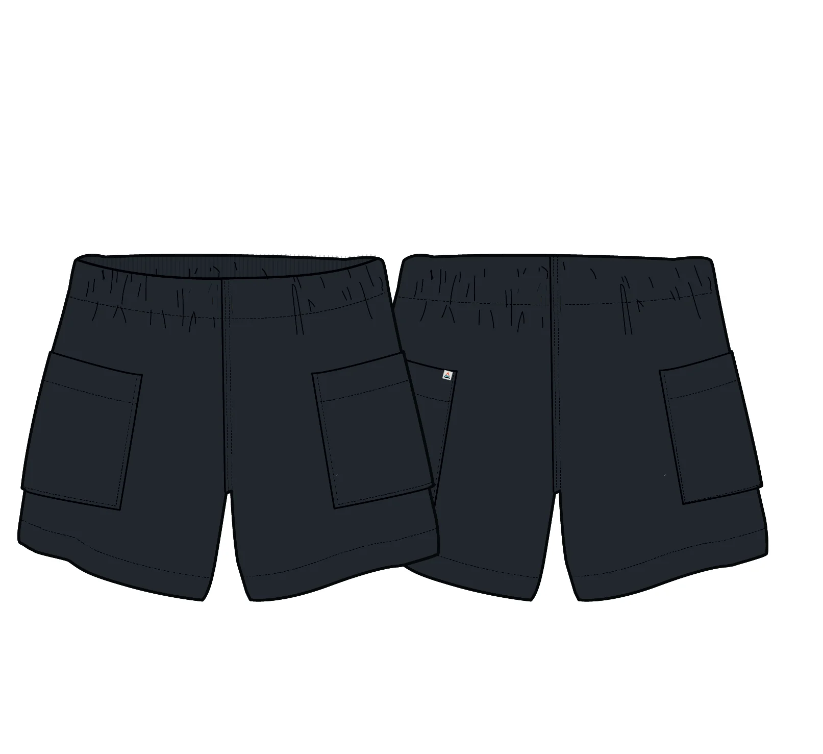 Whirl Lightweight Short - Black - Image 11