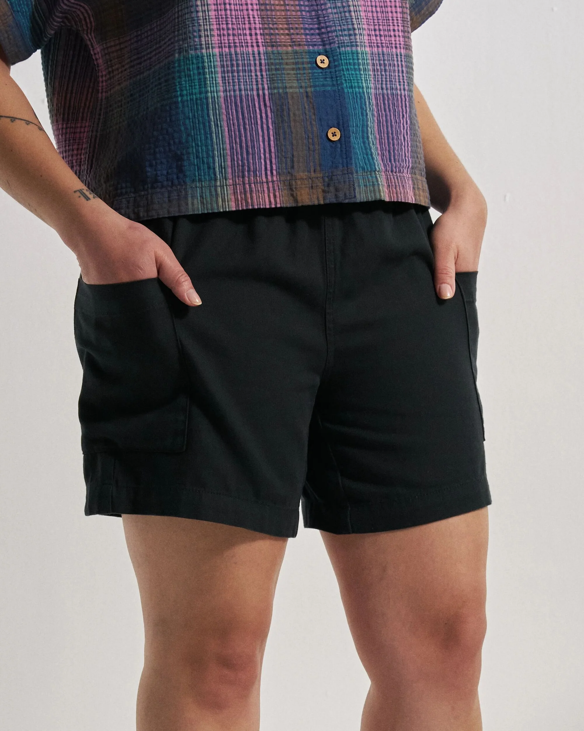 Whirl Lightweight Short - Black - Image 3