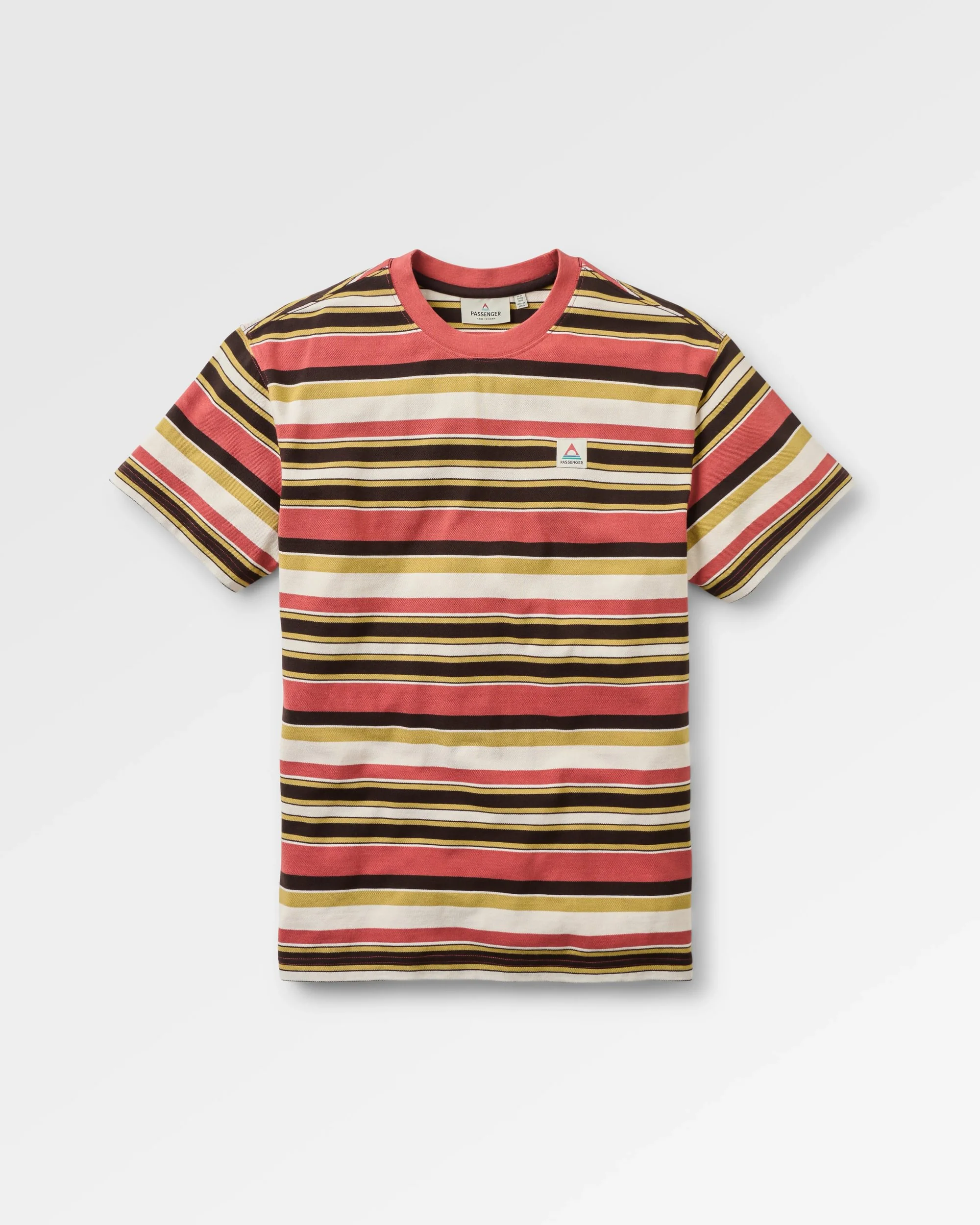 Wild Pine Stripe T-Shirt - Redwood Multi Stripe - Image 2