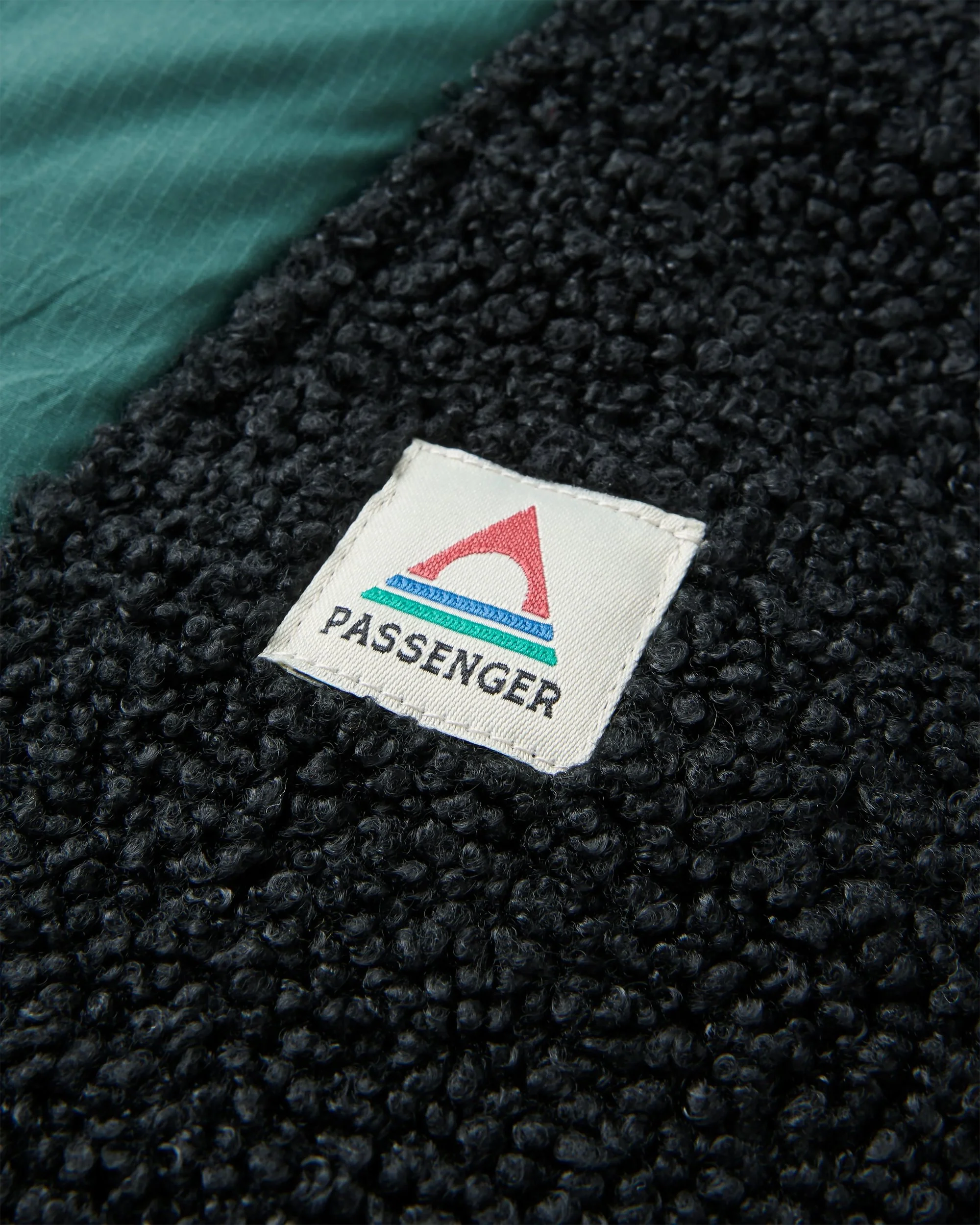 Woodland Polar-lined Sherpa Fleece - Black/ Dark Forest - Image 3