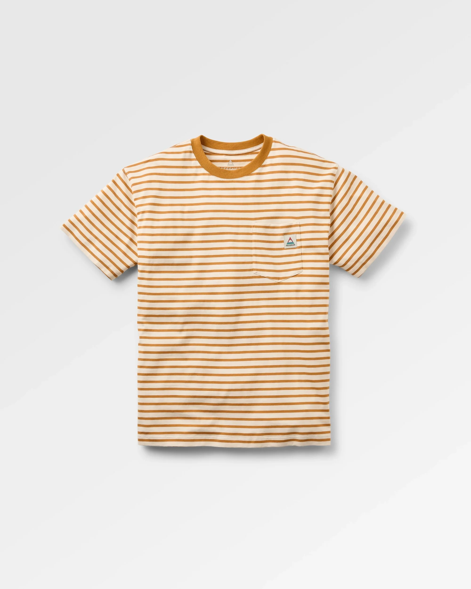 Zen Relaxed Fit T-Shirt - Retro Orange Stripe
