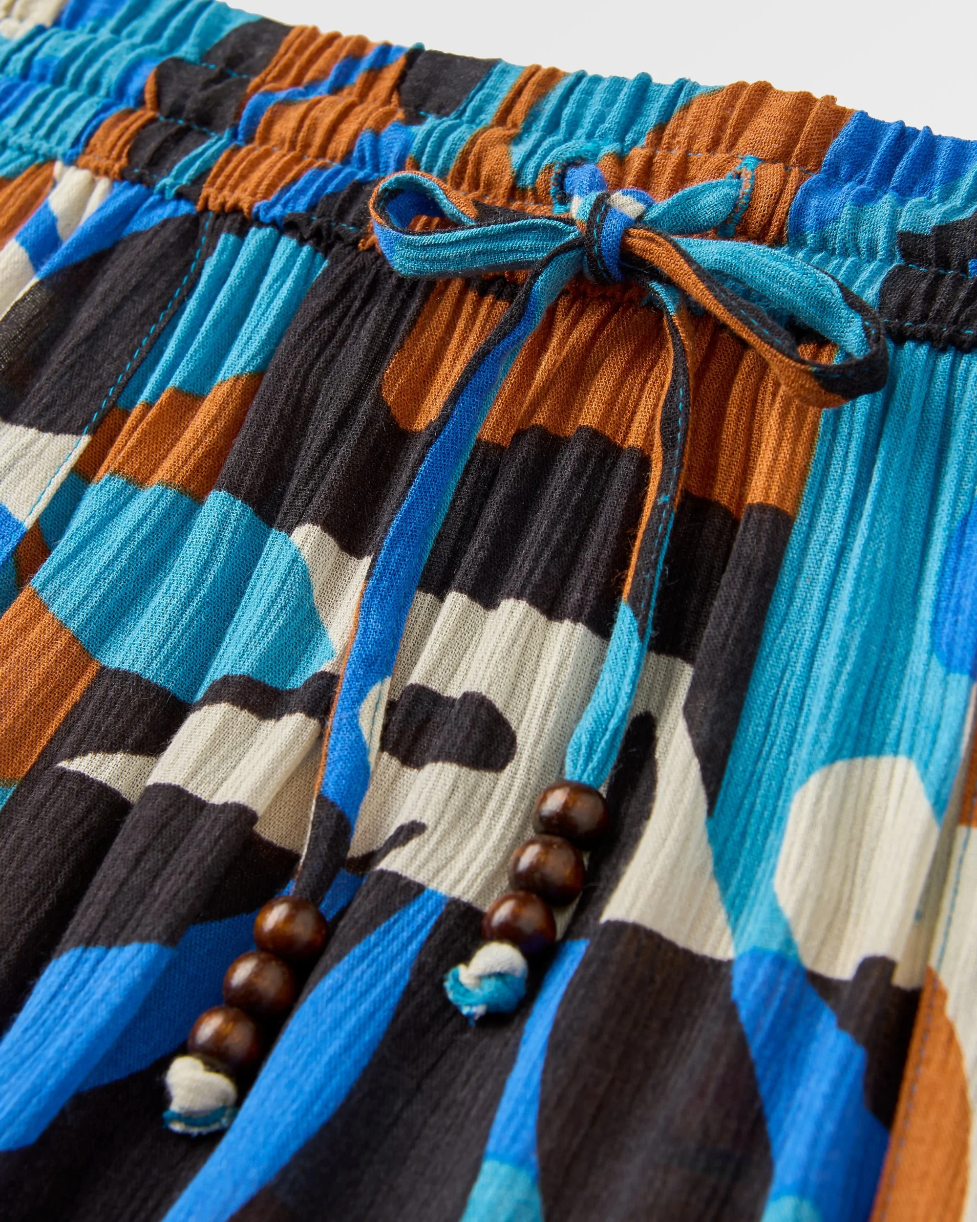 Zephyr Woven Maxi Skirt - Mountain Foliage Blue - Image 5